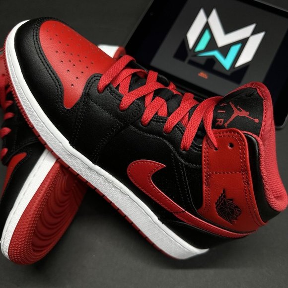 Jordan Shoes Nike Air Jordan Mid Alternate Bred Gs Youth Womens